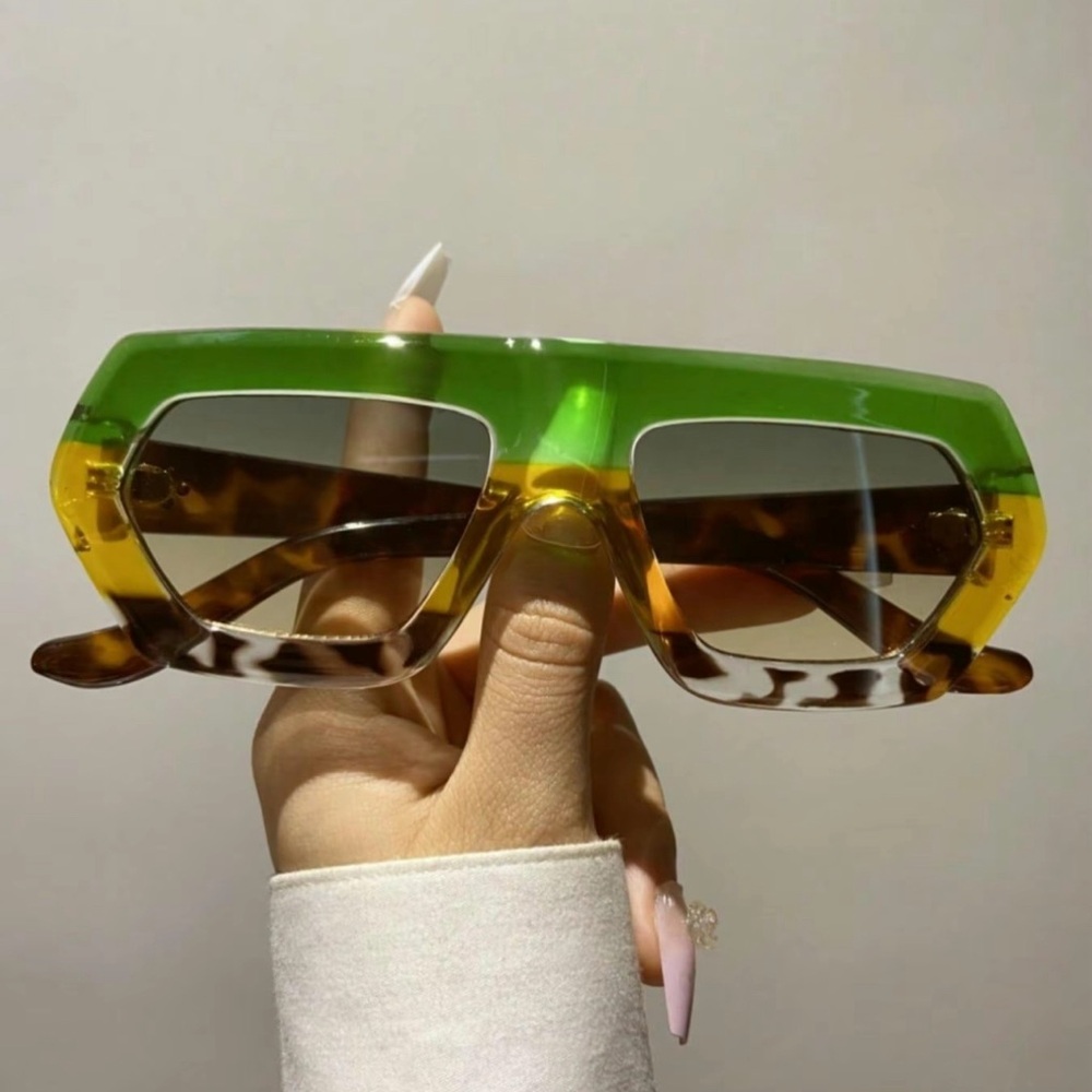 New Arrival Sunglasses “Green & Yellow Tortoise”🕶️